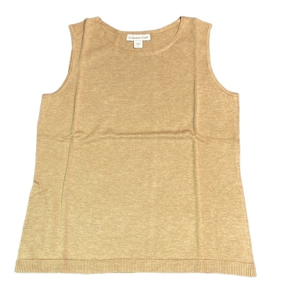 New Coldwater Creek sleeveless women’s shirt / top size small - Picture 1 of 3